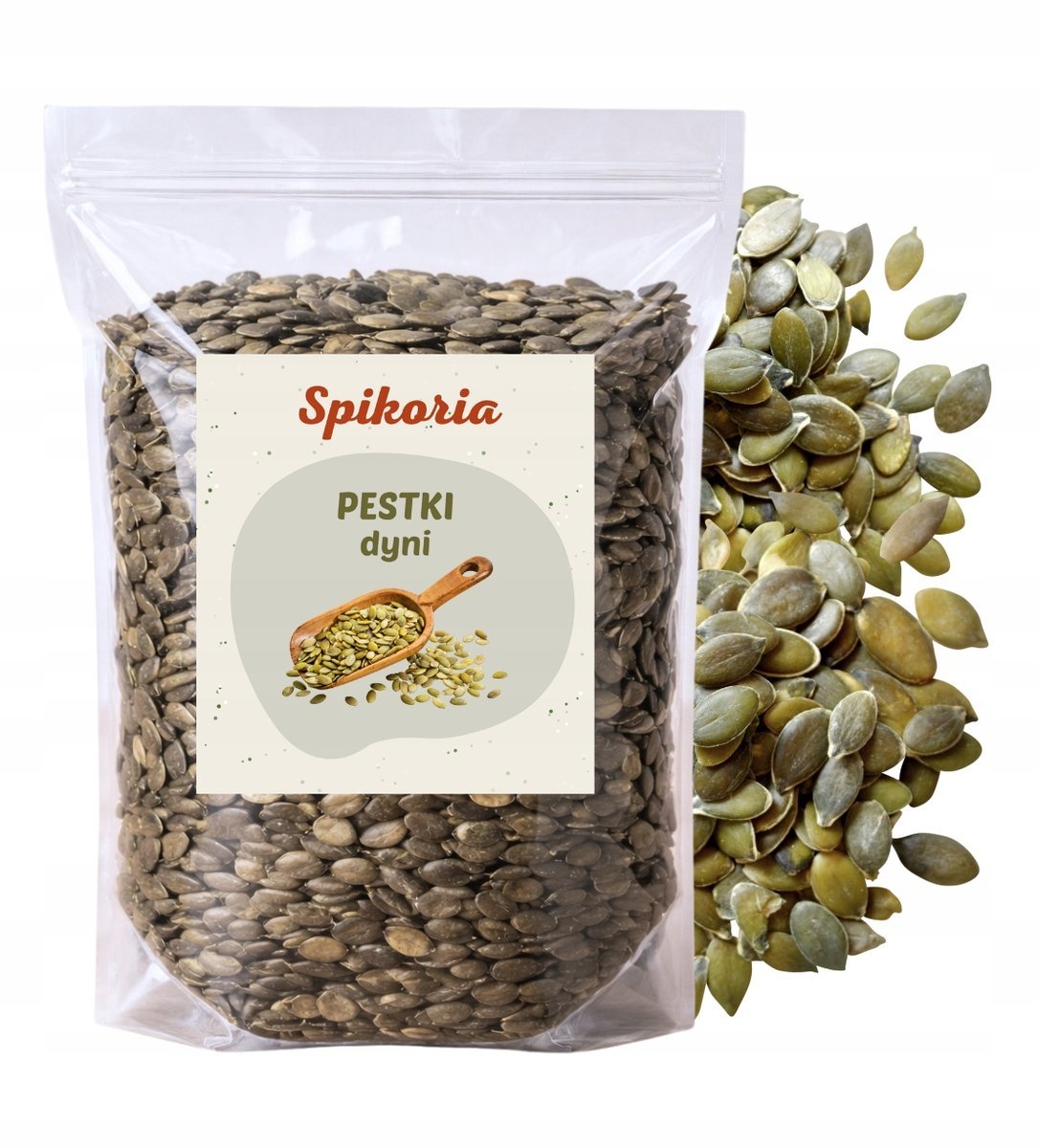 PESTKI DYNI 500 g dynia łuskana POLSKA smaczna zdrowa świeża Spikoria