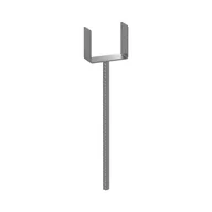 Kotwy - Podstawa słupa 141x624x124 mm PS 140U ZN ocynk Domax - miniaturka - grafika 1