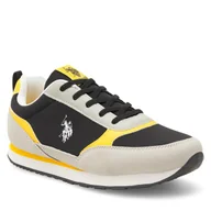 Buty dla chłopców - Sneakersy U.S. Polo Assn. NOBIK013A Czarny - miniaturka - grafika 1