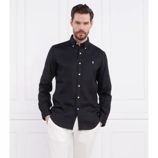 POLO RALPH LAUREN Lniana koszula | Custom fit - Koszule męskie - miniaturka - grafika 1
