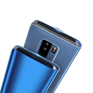 Clear View Case futerał etui z klapką Huawei Y7 2019 / Y7 Prime 2019 niebieski - Etui i futerały do telefonów - miniaturka - grafika 6
