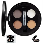 Akcesoria i kosmetyki do stylizacji brwi - Gosh Eye Brow Kit paleta do brwi puder z woskiem - miniaturka - grafika 1