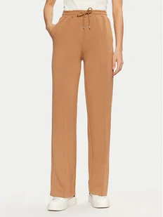 Guess Spodnie dresowe V5RB19 KCOB2 Brązowy Regular Fit - Spodnie sportowe damskie - miniaturka - grafika 1