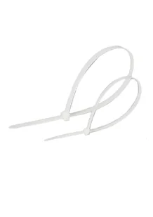 Lanview LVT551010 opaska kablowa Odrywana opaska kablowa Nylon Biały 100 szt. - Inne mocowania - miniaturka - grafika 1