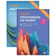 Podręczniki dla szkół podstawowych - Pakiet podręczników: Nowa MATeMAtyka, Nowa Informatyka na czasie. Zakres podstawowy. Liceum i technikum. Klasa 1. Edycja 2024 - miniaturka - grafika 1
