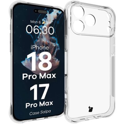 Etui BIZON Case Salpa do Apple iPhone 17 Pro Max/18 Pro Max Przezroczysty