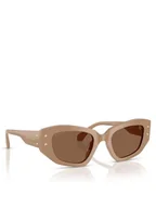 Okulary przeciwsłoneczne - Michael Kors Okulary przeciwsłoneczne 0MK2234B 50 355573 Brązowy - miniaturka - grafika 1