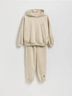 Bluzy dla chłopców - Reserved - Bawełniany komplet - beżowy - miniaturka - grafika 1