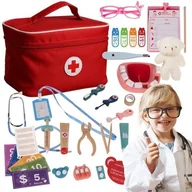 Zabawy w naśladowanie dorosłych - Zestaw małego doktora Kruzzel 24782 - miniaturka - grafika 1