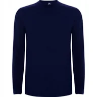 Koszulki męskie - Koszulka Męska z Długim Rękawem Bawełna Roly EXTREME 1217 GRANATOWA L - miniaturka - grafika 1