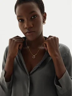 Guess Naszyjnik JUBN04 518JW Złoty - Naszyjniki - miniaturka - grafika 1