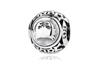 Pandora Valerio.pl Rodowany srebrny charms znak zodiaku rak srebro 925 BEAD25 BEAD25 - Charmsy - miniaturka - grafika 1