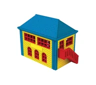 Gadżety dla graczy - Playtrains Builder+ OO 1:76 Budynek zawiadowcy - miniaturka - grafika 1