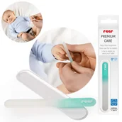 Zestawy kosmetyków damskich - Reer, Szklany pilnik do paznokci dla niemowląt etui - miniaturka - grafika 1