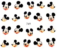 Ozdoby do paznokci - Naklejki wodne na paznokcie - nr 749 - miniaturka - grafika 1