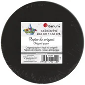 Scrapbooking - Papier do origami okrągły 10cm - 100 arkuszy - miniaturka - grafika 1