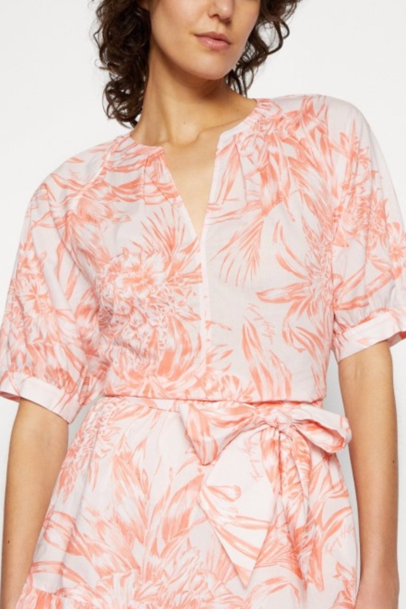 Bluzka damska Tommy Hilfiger Voile Henley Half bluzka-XS