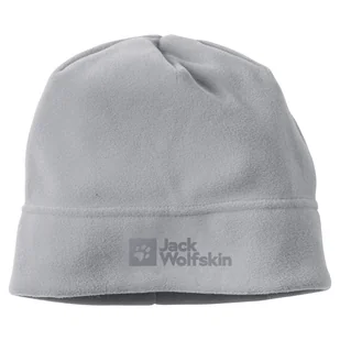 Czapka zimowa JACK WOLFSKIN REAL STUFF BEANIE 1909852-6046 – Srebrny - Czapki damskie - miniaturka - grafika 1