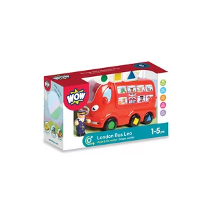Smily Play Play Autobus Piętrowy Leo 5033491107205_PL - Zabawki interaktywne dla dzieci - miniaturka - grafika 1