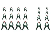 Imadła i ściski - PARKSIDE® Zestaw ścisków z miękkimi szczękami - miniaturka - grafika 1