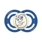 Smoczki uspokajające - MAM Smoczek uspokajający 6m+ Perfect Night Boy, 1 szt. - miniaturka - grafika 1