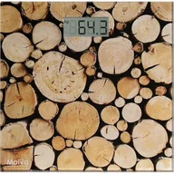 Wagi łazienkowe - Waga elektryczna łazienkowa Malva drewno wielokolorowy - miniaturka - grafika 1