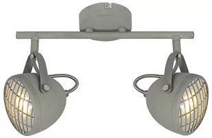 Candellux Lampa sufitowa reflektorek PENT PLAFON LISTWA 2X50W GU10 BETONOWY SZARY 92-68057 - Lampy sufitowe - miniaturka - grafika 1