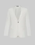 Marynarki męskie - marynarka do zestawu lido 01 biały slim fit - miniaturka - grafika 1