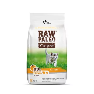 Vetexpert RAW PALEO KITTEN 2kg - Sucha karma dla kotów - miniaturka - grafika 1