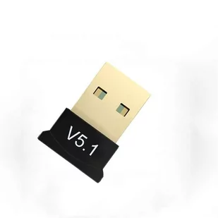 Mini Adapter Bluetooth 5.1 Usb Odbiornik Nadajnik Do Komputera Czarny - Huby USB - miniaturka - grafika 1