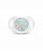 Smoczki uspokajające - Suavinex 308936-SMOCZEK fizjologiczny SX PRO SILIKONOWY 18M NIEBIESKI POETRY - miniaturka - grafika 1