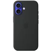 Etui i futerały do telefonów - Apple Silikonowe etui MagSafe do iPhone 16 czarny - miniaturka - grafika 1