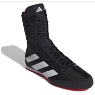 Kimona, stroje i obuwie - Adidas Buty Bokserskie Box Hog 4 Black - miniaturka - grafika 1