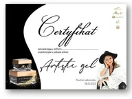 Pozostałe akcesoria kosmetyczne - Certyfikat ze szkolenia online Artistic gel By Paulina Laskowska wersja Drukowana - miniaturka - grafika 1