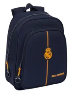 Plecaki szkolne i tornistry - Safta REAL MADRID 2. WYPOSAŻENIE 24/25 - Plecak szkolny dla dzieci w różnym wieku, wygodny i wszechstronny, jakość i wytrzymałość, 27 x 10 x 33 cm, kolor granatowy, Granatowy, Estándar, Casual - miniaturka - grafika 1