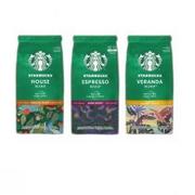 Kawa - Starbucks Kawa mielona palona House Blend + Espresso Roast + Veranda Blend Zestaw 3 x 200 g - miniaturka - grafika 1