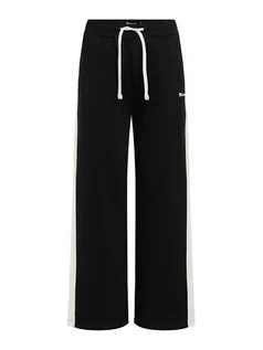 Spodnie sportowe damskie - Bench Spodnie dresowe "Lotty" w kolorze czarno-białym - grafika 1