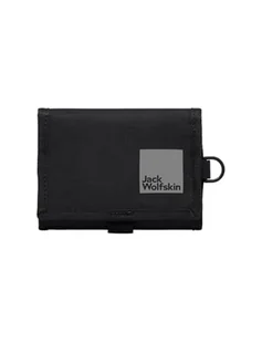 Jack Wolfskin Unisex GUTLEUT Wallet akcesoria podróżne portfel, czarny, czarny, jeden rozmiar - Portfele - miniaturka - grafika 1