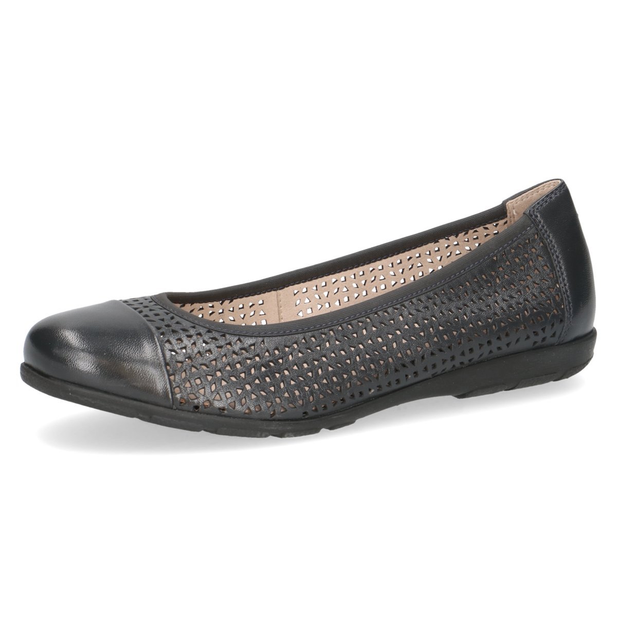 Baleriny granatowe Vivian [22151-42-814]