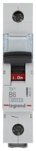 Legrand Wyłącznik nadprądowy S 301 B 6 1P 6 A 6 kA - 403353 - Wyłączniki światła i elektryczne - miniaturka - grafika 4
