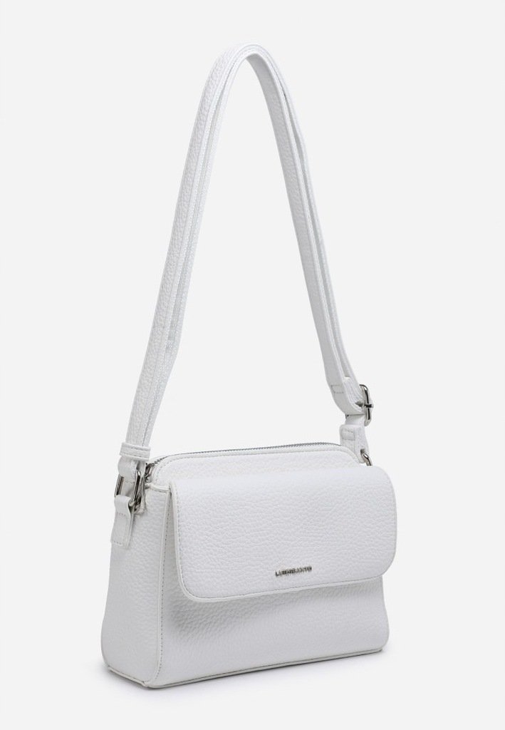 Torebka Damska Biała Listonoszka LUIGISANTO na Ramię Skóra Ekologiczna