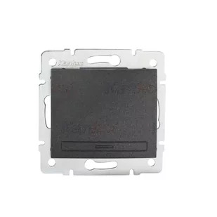 Kanlux Łącznik jednobiegunowy DOMO 01-1000-241 gr 24888 - Wyłączniki światła i elektryczne - miniaturka - grafika 1