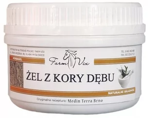 Żel z kory dębu żylaki odbytu potliwość 350 ml - Żele i maści lecznicze - miniaturka - grafika 1