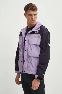 Kurtki męskie - The North Face kurtka męska kolor fioletowy przejściowa oversize NF0A879GVIB1 - grafika 1