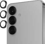 Szkła hartowane na telefon - PanzerGlass Szkło hartowane na aparat z aplikatorem Hoops do Galaxy S25 Edge, czarne - miniaturka - grafika 1