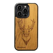 Etui i futerały do telefonów - Drewniane Etui Bewood iPhone 14 Pro JELEŃ IMBUIA - miniaturka - grafika 1