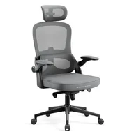 Fotele i krzesła biurowe - Fotel biurowy, ergonomiczny Diablo V-Light: szary - miniaturka - grafika 1