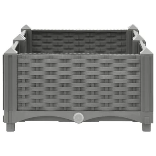 Donica do podwyższonej rabaty, 80x40x23 cm, polipropylen Lumarko - Donice - miniaturka - grafika 6