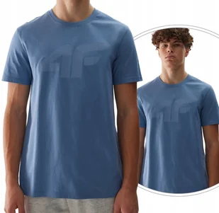 T-shirt bawełniany męski 4F - Koszulki męskie - miniaturka - grafika 1