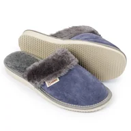 Kapcie damskie - Kapcie Damskie Pantofle Domowe Ciepłe Laczki Góralskie Wełna - miniaturka - grafika 1